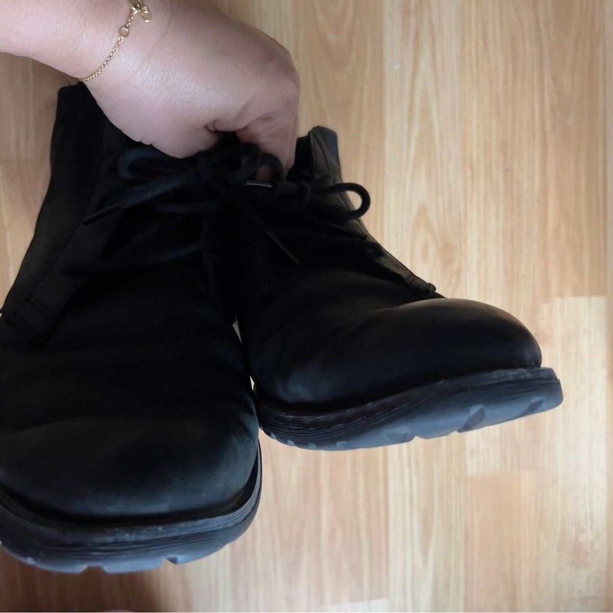 Mark Nason Men Loretto Black Nubuck Leather boot US 11.5  display picture 3