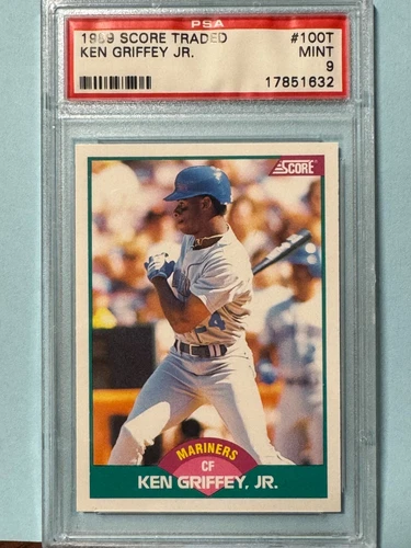 1989 Score Traded Ken Griffey Jr. #100T PSA 9 Mint