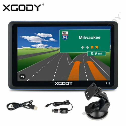 Schwarze 7 in Touchscreen tragbare Navigationsgeräte fürs Auto