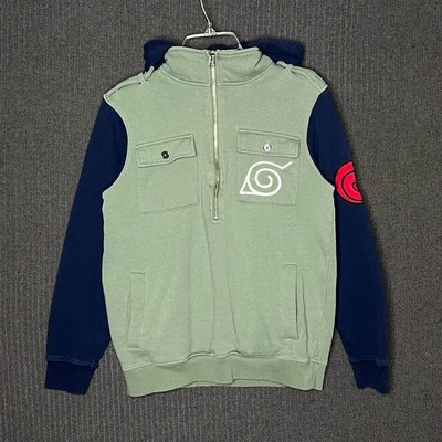 Naruto Shippuden X Hot Topic Hoodie Adult XS Green Y2K Anime Kakashi Sensei  VTG | eBay