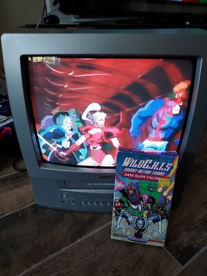 VHS Jim Lee's WILDCATS Dark Blade Falling + Heart Of Steel Wild