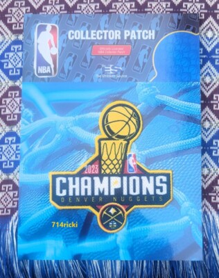 2023 NBA Finals Champs Champions Denver Nuggets Patch Collector Official