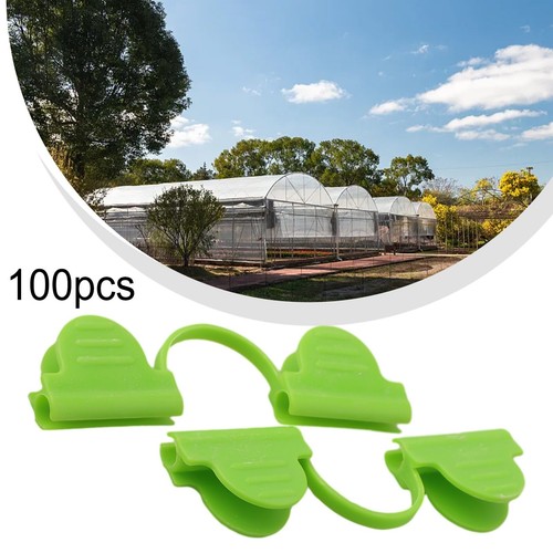 Sturdy Plastic Clamps for Greenhouse Film Set of 100 for Secure