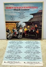 Floyd Cramer Here's What's Happening Jukebox Compact 33 COVER ONLY RCA Victor