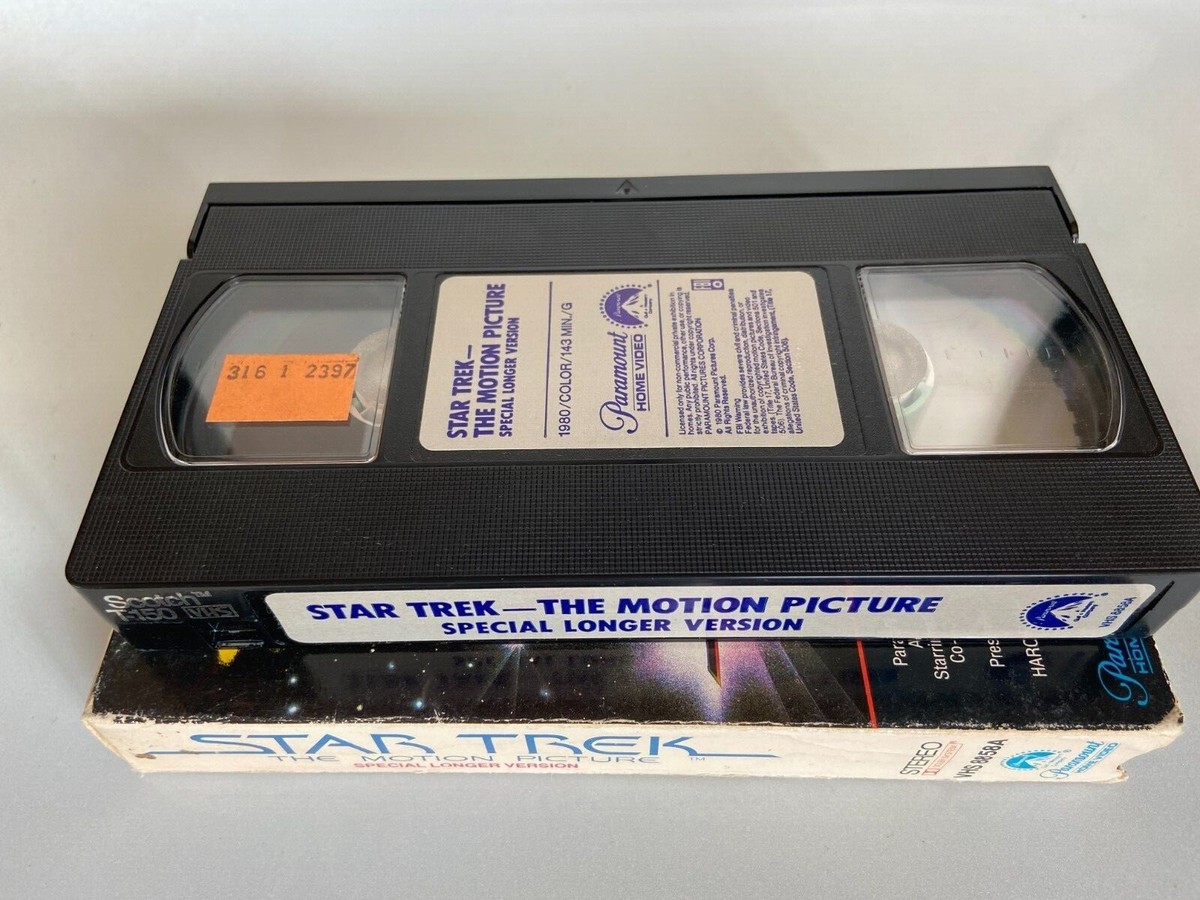 Vintage VHS 1983 Release Star Trek The Motion Picture No Barcode