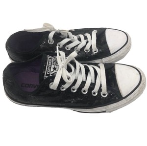 black sequin converse size 5