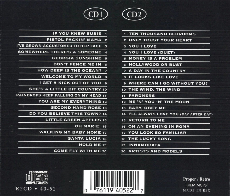 DEAN MARTIN - GOLD COLLECTION 40 TRACK 2 CD BOX SET - NEW - Image 2 of 2