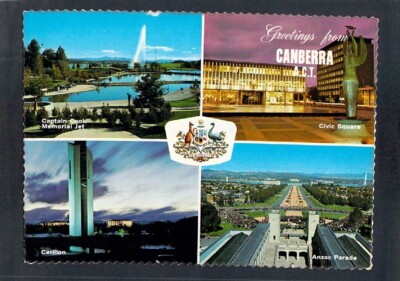 E9764 Australia ACT Canberra 4 images NCV postcard