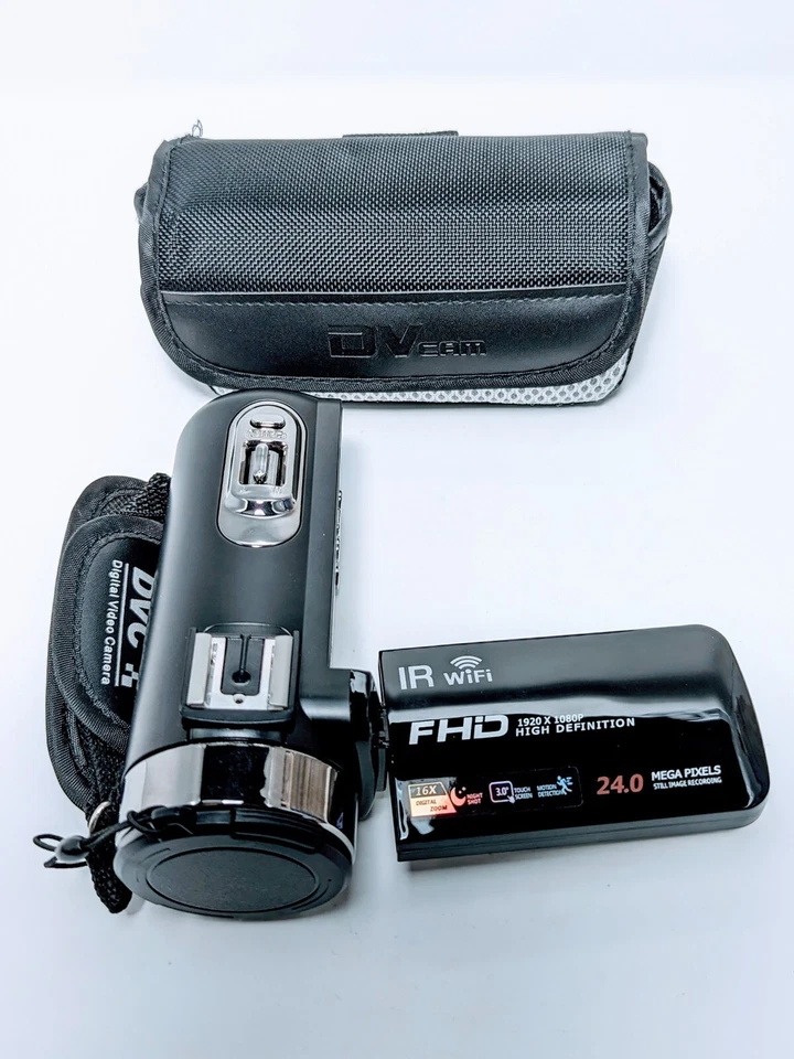 IR WiFi FHD DV Cam 1920 x 1080P High Definition  16x Digital Zoom Touch Screen A - Image 4 of 4