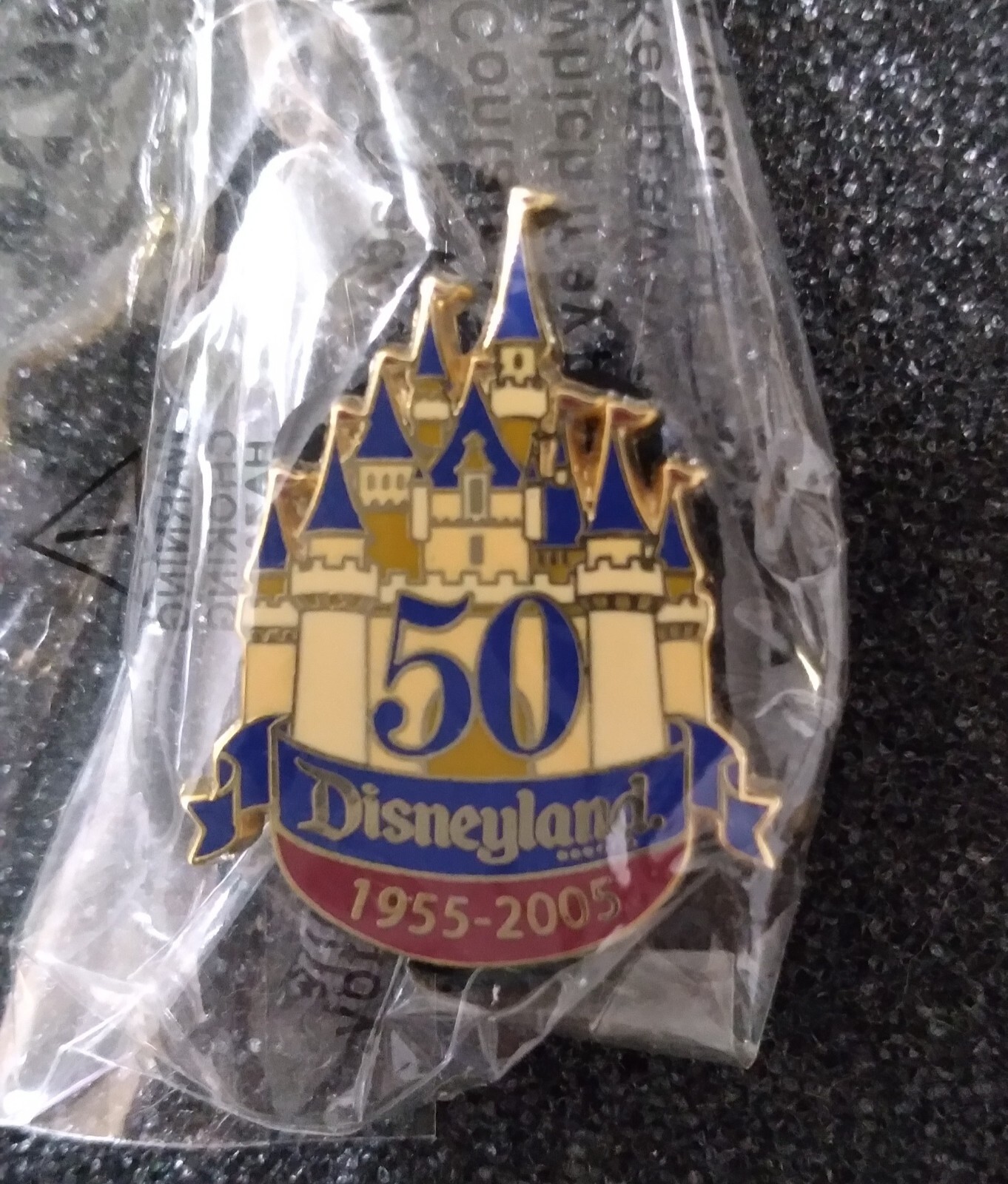 Disney Cast Appreciation 50yrs Disneyland Lapel Pin 1982-1997 Cinderella Castle 