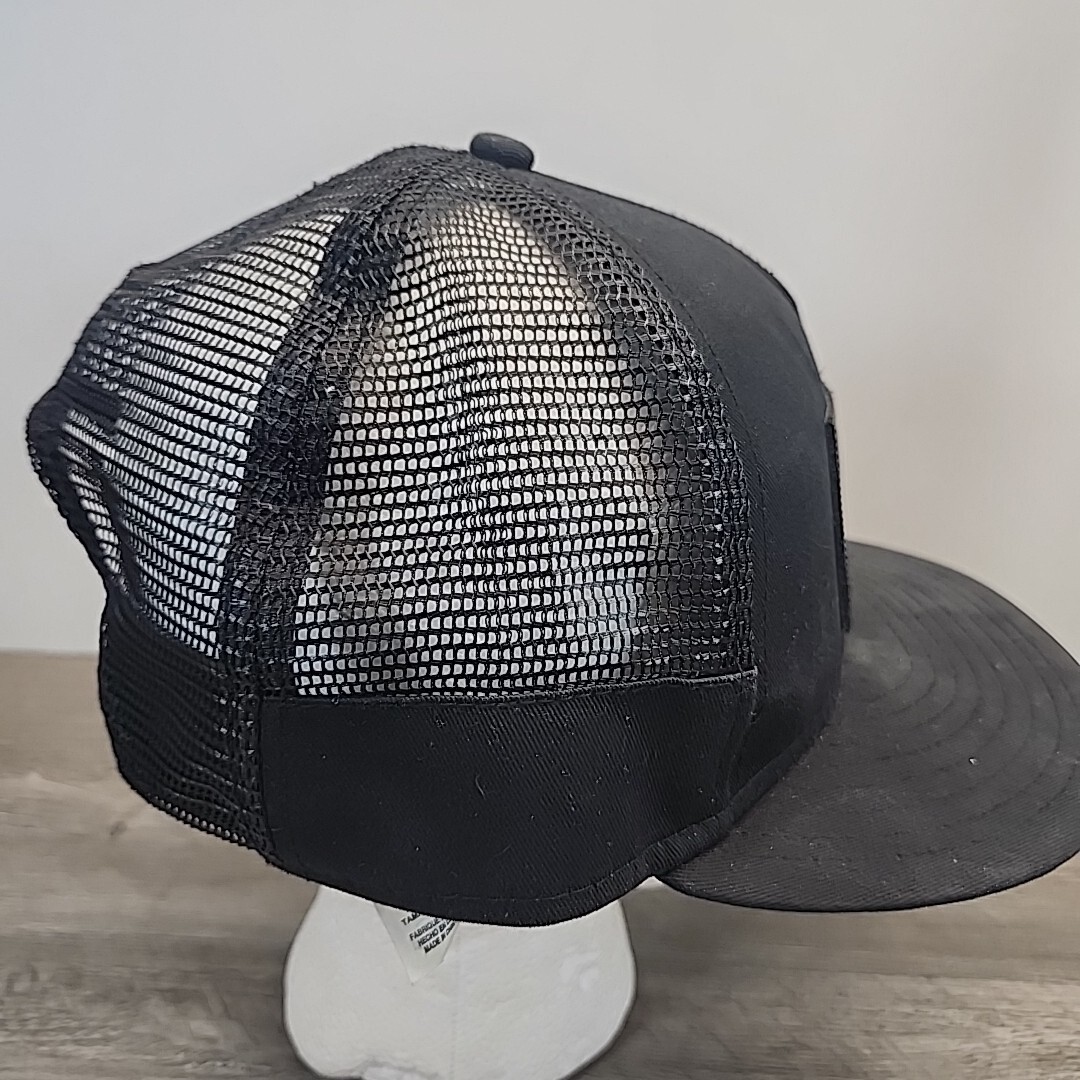 Black Nike Patch Trucker Hat Adjustable - image 4