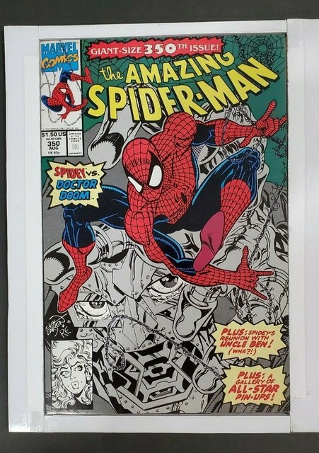 AMAZING SPIDER-MAN #350 --- DR DOOM APP! LARSEN//MCFARLANE! Aug 1991! NM