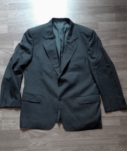CHRISTIAN DIOR GIACCA UOMO TAGLIA 50 DROP 4 LANA GRIGIO SCURO | eBay
