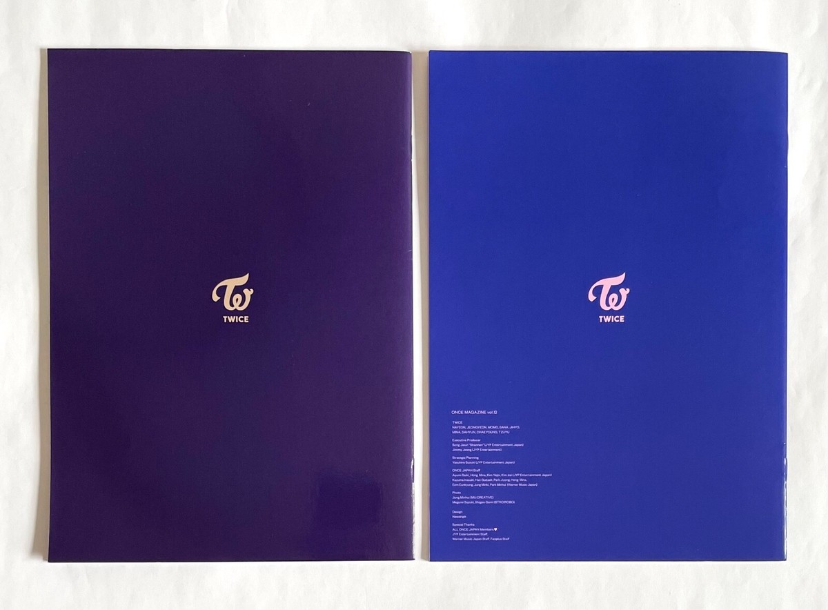 TWICE ONCE MAGAZINE Vol.10 & 12 JAPAN OFFICIAL FAN CLUB BOOK K-POP