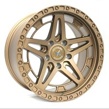 Set 4 Mflow Mf01 17x9 5x5 5x127 -12 Bronze Wheels 17 Jeep Wrangler Rubicon