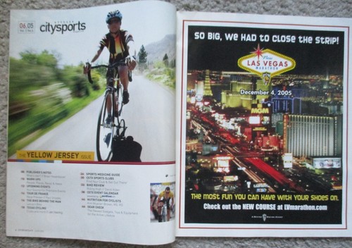 TEXAS CITYSPORTS MAGAZINE Vol.2, No.6 (June 2005) Lance Armstrong cover -Cycling - Picture 2 of 7