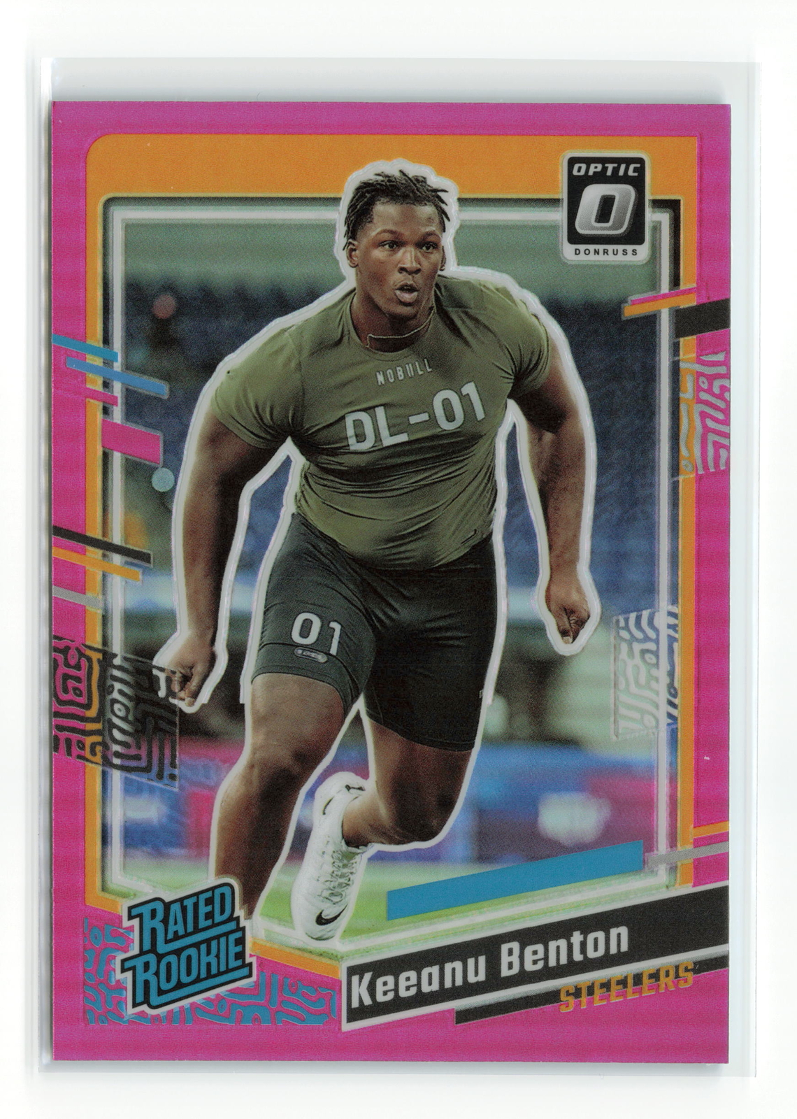 Keeanu Benton Panini Donruss #387 Optic Preview-Pink