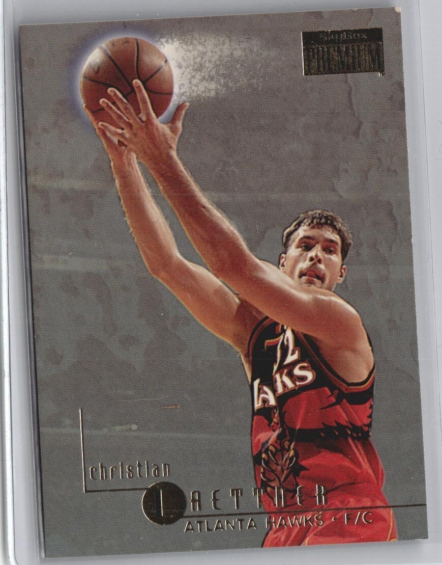 1996-97 SkyBox Premium Atlanta Hawks Basketball Card #133 Christian Laettner