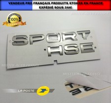 Emblème Insigne Autocollant Sport HSE Range Rover☆Land Rover Argent Tronc☆ Logo