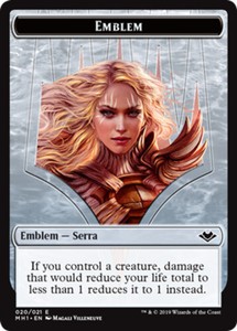 Emblem - Serra the Benevolent x4 - Modern Horizons - NM-Mint, English - Modern H