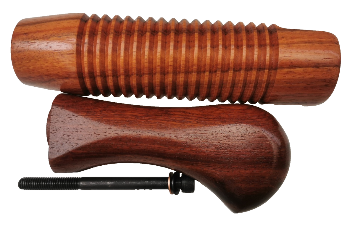 WOOD FURNITURE MOSSBERG 590 SHOCKWAVE 20 GA. FOREND & STOCKGRIPS