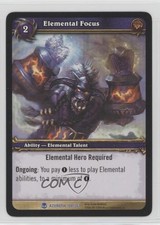 2006 World of Warcraft TCG: Heroes of Azeroth Elemental Focus #108