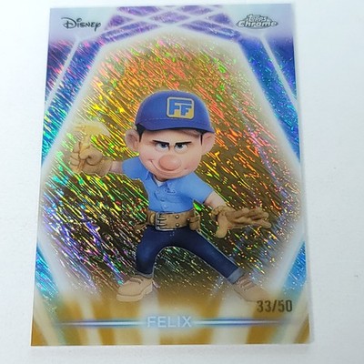 Felix Topps 2026 Disney Neon Gold Shimmer Refractor Limited 33/50
