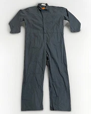 Red Kap Coveralls Men 52 RG Green Workwear Full Zip Jumpsuit CT10SG5 EXCELLENT