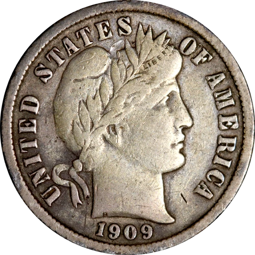 1909-P Barber Dime
