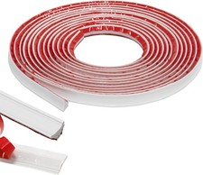 Flexible Trim Caulk Strip Wall Moulding Trim, 1/2 in x10 Ft Peel and Stick Trim