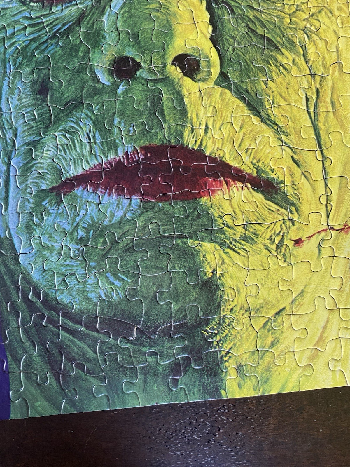 Frankenstein Glow In The Dark Jigsaw Puzzle 1974 APC Used 307 Pieces