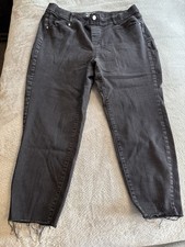 Women's Terra  Sky Black Denim Jeans, Solid, Button Zip, 5-Pocket Design