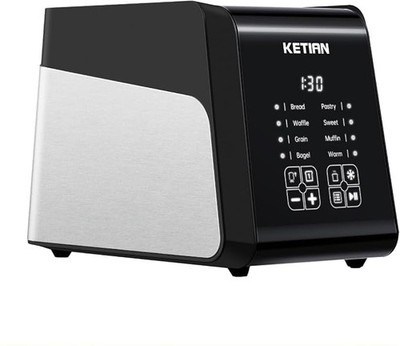 KETIAN Deluxe Digital 2 Wide Slot Multi Function Bread Toaster