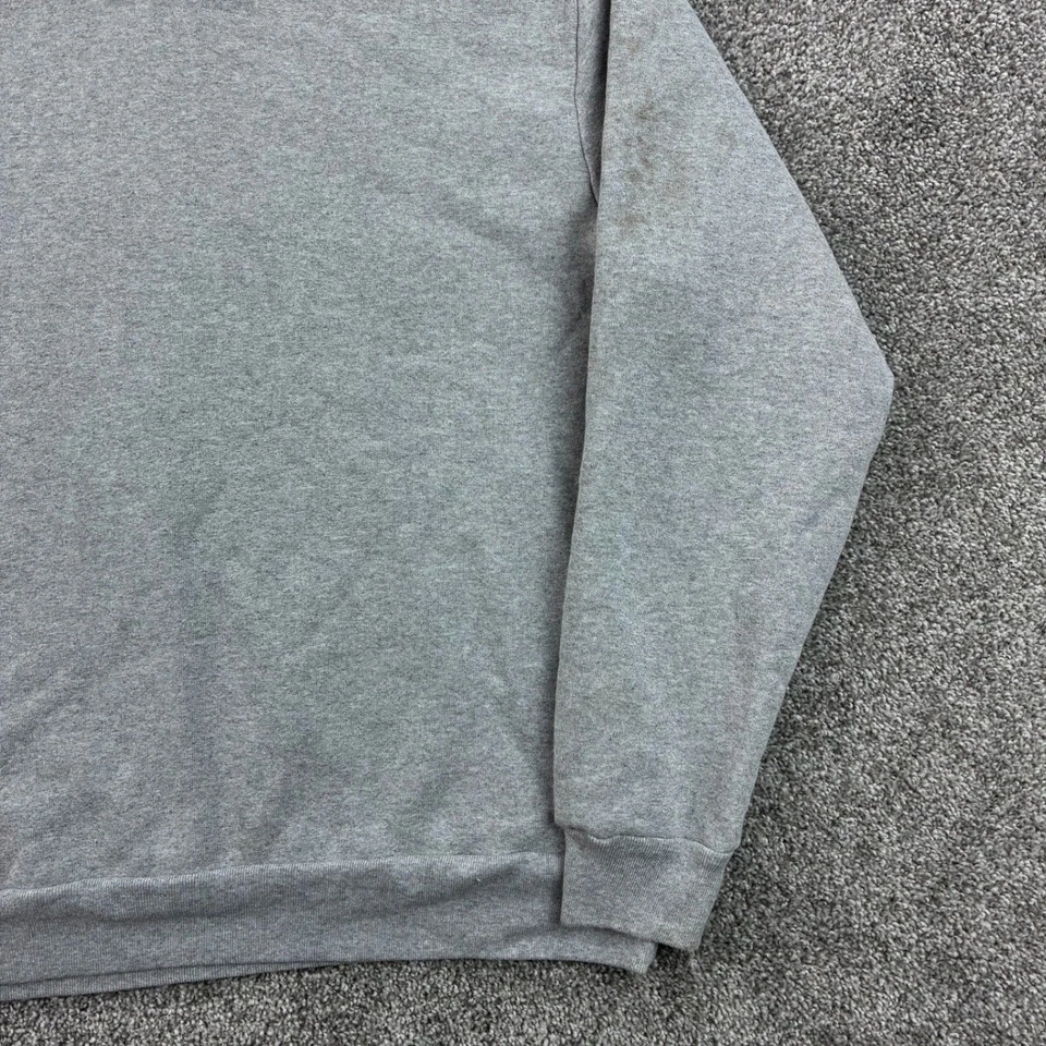 Sudadera con capucha en blanco American Apparel para hombre XL gris pulóver en blanco albañil polar sudor Foto 3 de 4