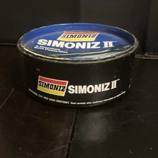 Vintage Simoniz II Car Wax Can 1984 Automobile Advertising