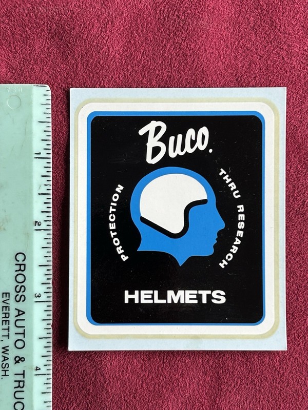 ORIGINAL BUCO 2-way AQUA/CAL WATER DECAL, NOT A STICKER