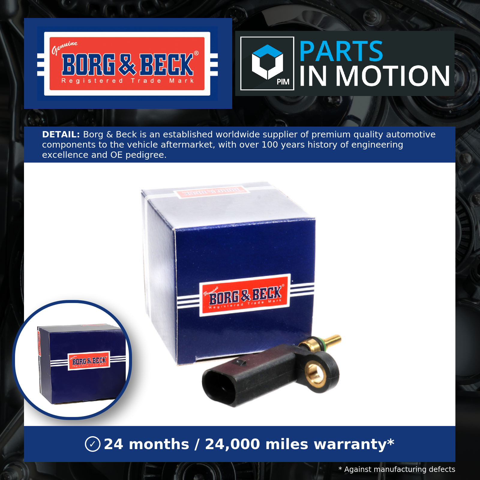 Coolant Temperature Sensor fits SKODA KAROQ NU7 1.0 1.4 1.5 2017 on Sender B&B - Image 16