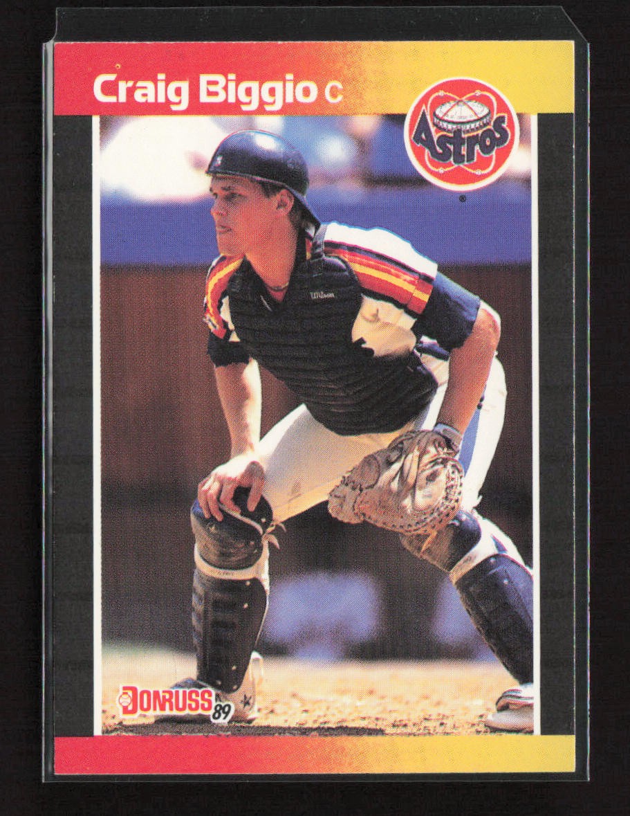 1989 Donruss #561d Craig Biggio Houston Astros Rookie