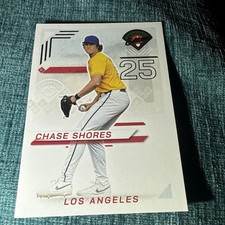 2025 Panini Prospect Edition #52 - Chase Shores - Los Angeles Angels