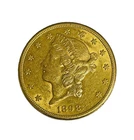 1898-S $20 Liberty Head Double Eagle Gold Coin UNC 0.9675 oz Gold