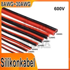 Silikonkabel 8 10 12 14 16 18 20 22 24 26 28 ...