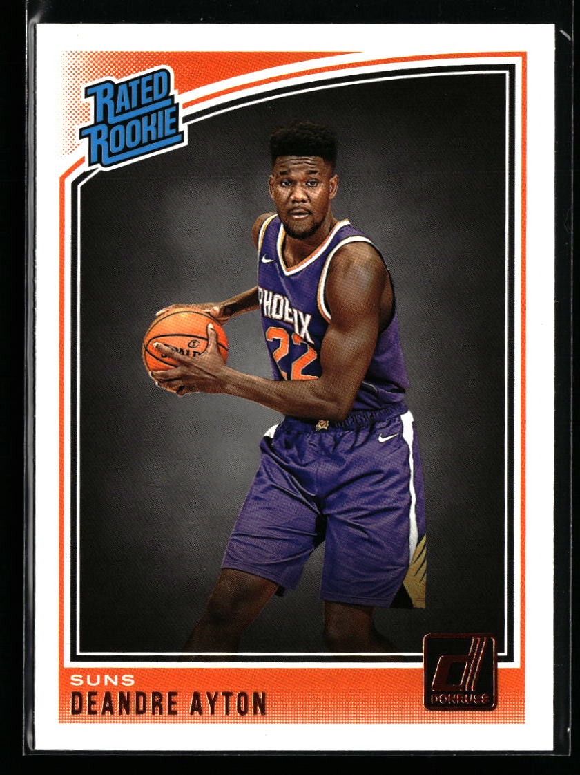 Deandre Ayton 2018-19 Donruss #157 Rated Rookie Phoenix Suns RC
