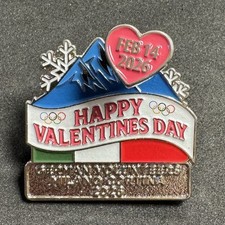 MILANO CORTINA 2026 Pin - “Happy Valentine’s Day - German Volunteers” Limited!!!