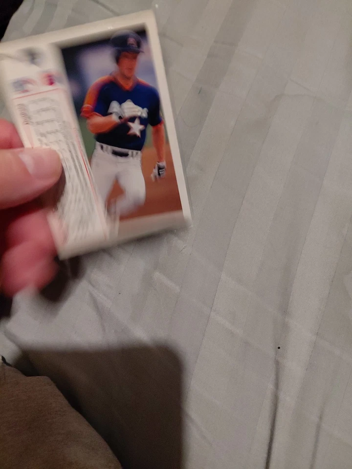 Steve FINLEY, Upper Deck Trading Card #794, 1991, Autographed - Image 4 of 4