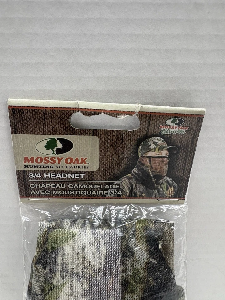 Mossy Oak 3/4-Coverage Mesh Camo Headnet Break-Up Country - Image 2 of 3