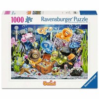 Ravensburger Gelini Im Unterwasserspaß, Puzzle, Erwachsenenpuzzle, 1000 Teile