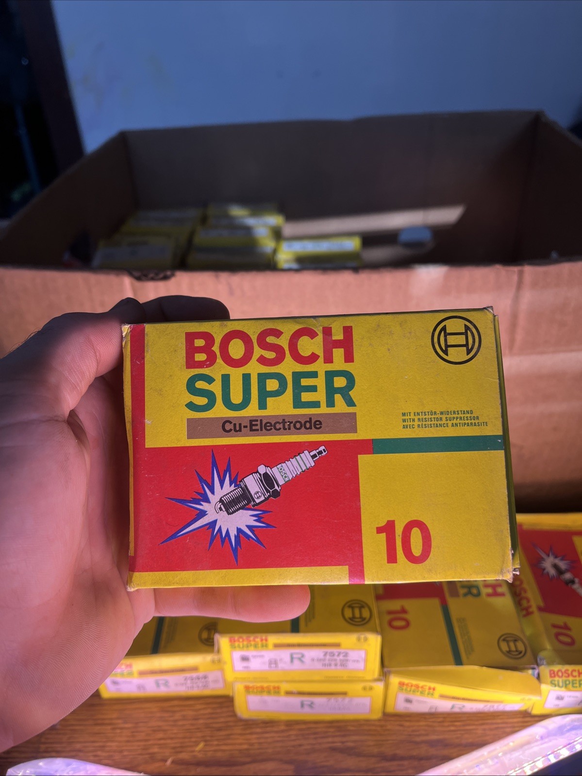 Bosch 7558 Super Spark Plug  FR8DCY or 242 229 575 076 NOS box of ten