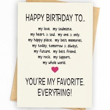 WowBefun Funny Birthday Card  Gifts for Men Husband Boyfriend Him, Happy Bda...