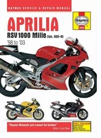Aprilia RSV 1000 Mille - 98/03 - Haynes Englisches Technisches Handbuch / 4255