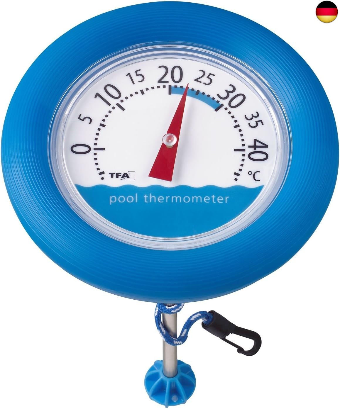 TFA Dostmann Poolwatch analoges Schwimmbadthermometer, 40.2007, geeignet für